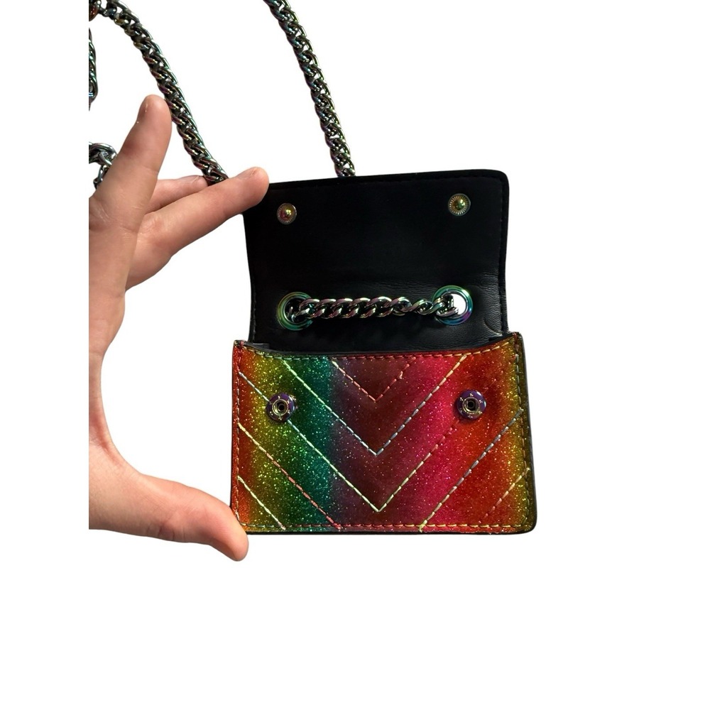 KURT GEIGER London MICRO Rainbow Crossbody Mini Purse Bag - Picture 3 of 4